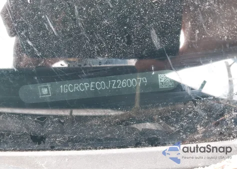 2018 Chevrolet Silverado 1500 Custom из США, поврежденный, VIN 1GCRCPEC0JZ260079